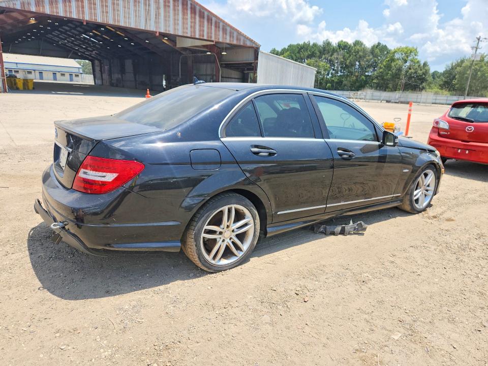 2012 Mercedes-benz C class VIN WDDGF4HB7CR220879 COPART salvage auction — FRONT END, La - Certificate Of Title, sold $400 on 2026-08-14 (photo 3)