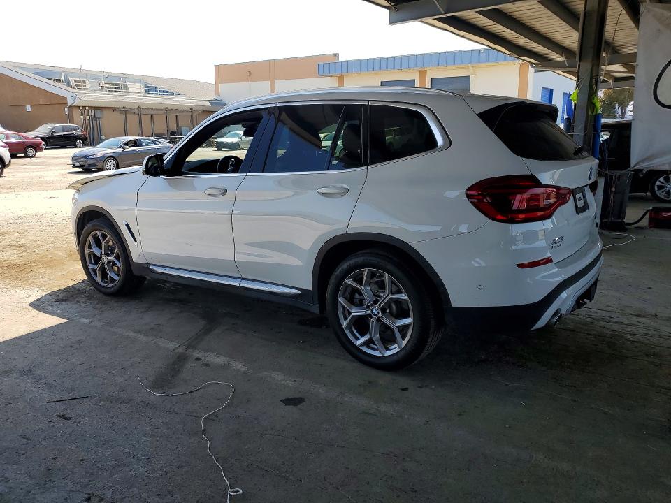 2020 BMW X3 VIN 5UXTY5C01LLT34330 COPART salvage auction — FRONT END, Ca - Salvage Certificate, sold $9,000 on 2026-09-03 (photo 2)