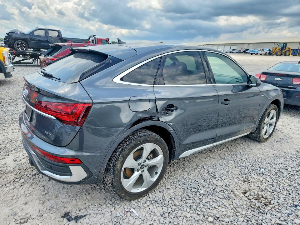 2022 Audi Q5 VIN WA15AAFY6N2105184 COPART salvage auction — SIDE, Tn - Salvage Certificate, sold $19,900 on 2026-08-25 (photo 3)