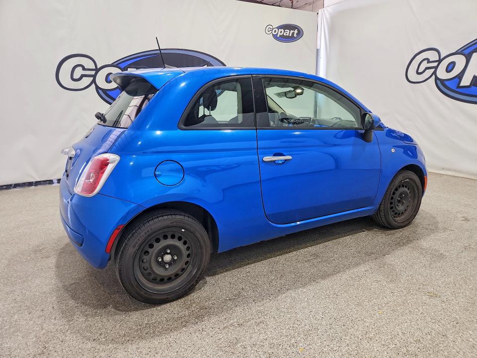 2016 Fiat 500 VIN 3C3CFFAR7GT184432 COPART salvage auction — MINOR DENT/SCRATCHES, Ca - Dis/Dlr/Exp Only Clean Title, sold $750 on 2026-08-14 (photo 3)