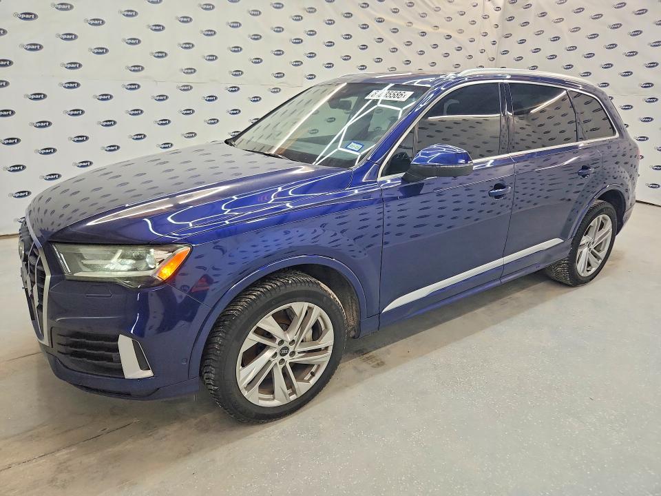 2021 Audi Q7 VIN WA1LJAF75MD025263 — COPART salvage auction photo
