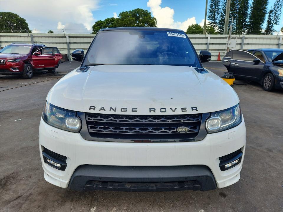 2016 Land rover Range rover sport VIN SALWS2VF2GA549080 COPART salvage auction — NORMAL WEAR, In - Certificate Of Title (P), sold $7,600 on 2026-08-19 (photo 5)