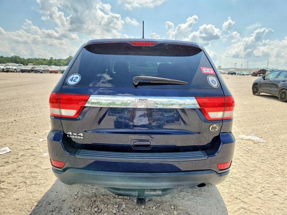 2012 Jeep Grand Cherokee VIN 1C4RJFAG1CC224657 COPART salvage auction — FRONT END, TX - SALVAGE VEHICLE TITLE, sold $1,900 on 2026-09-25 (photo 6)