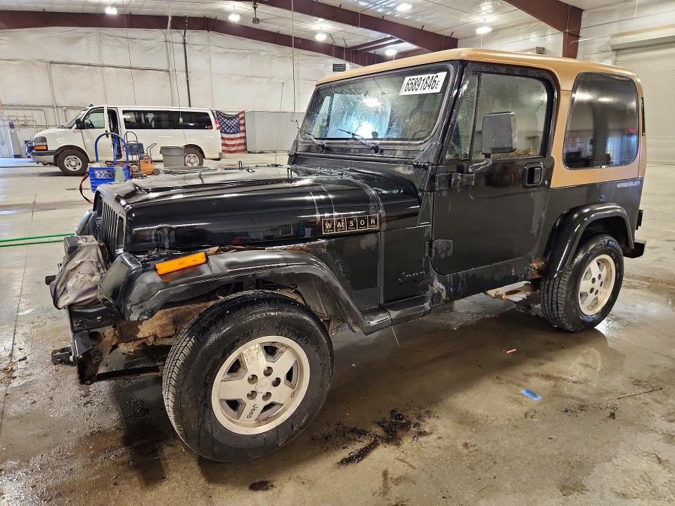 1995 Jep Wrangler VIN 1J4FY19P4SP236891 COPART salvage auction — MINOR DENT/SCRATCHES, MN - CERTIFICATE OF TITLE, sold $450 on 2026-08-31 (photo 1)