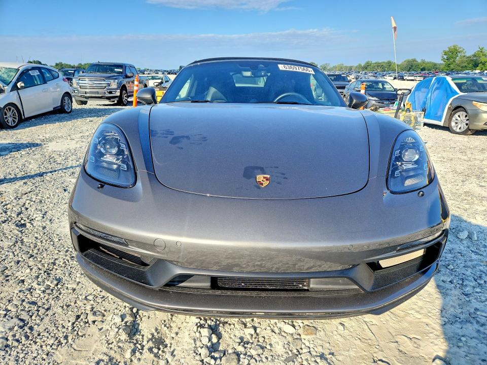 2022 Porsche Boxster VIN WP0CD2A89NS228740 COPART salvage auction — SIDE, Ga - Cert Of Title-Salvage, sold $36,750 on 2026-10-01 (photo 5)