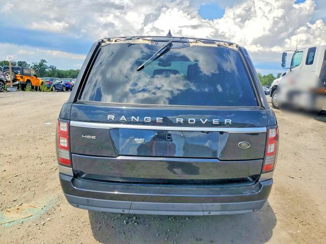 2017 Land rover RANGE ROVER VIN SALGS2FV9HA349731 COPART salvage auction — FRONT END, Va - Certificate Of Title, sold $8,800 on 2026-09-02 (photo 6)