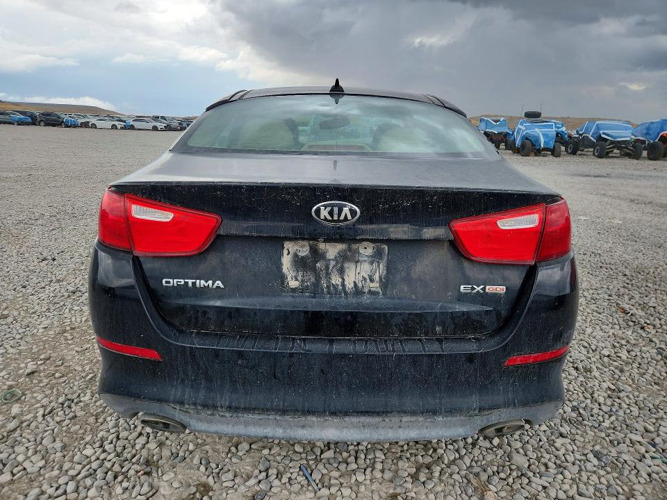2014 Kia Optima VIN 5XXGN4A75EG333996 COPART salvage auction — FRONT END, Ut - Salvage Certificate, sold $425 on 2026-08-28 (photo 6)