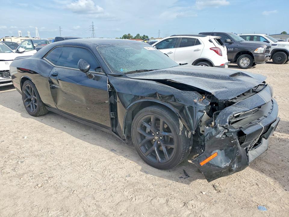 2022 Dodge Challenger VIN 2C3CDZBT1NH195238 COPART salvage auction — FRONT END, TX - SALVAGE VEHICLE TITLE, sold $8,500 on 2026-08-21 (photo 4)