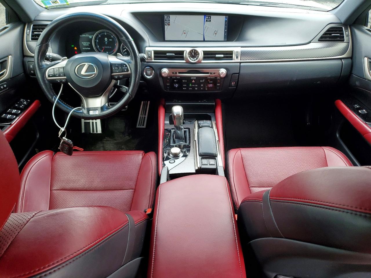 2018 Lexus GS VIN JTHCZ1BL6JA009375 COPART salvage auction — Front End, Sc - Salvage Title, sold $12,975 on 2026-09-18 (photo 8)