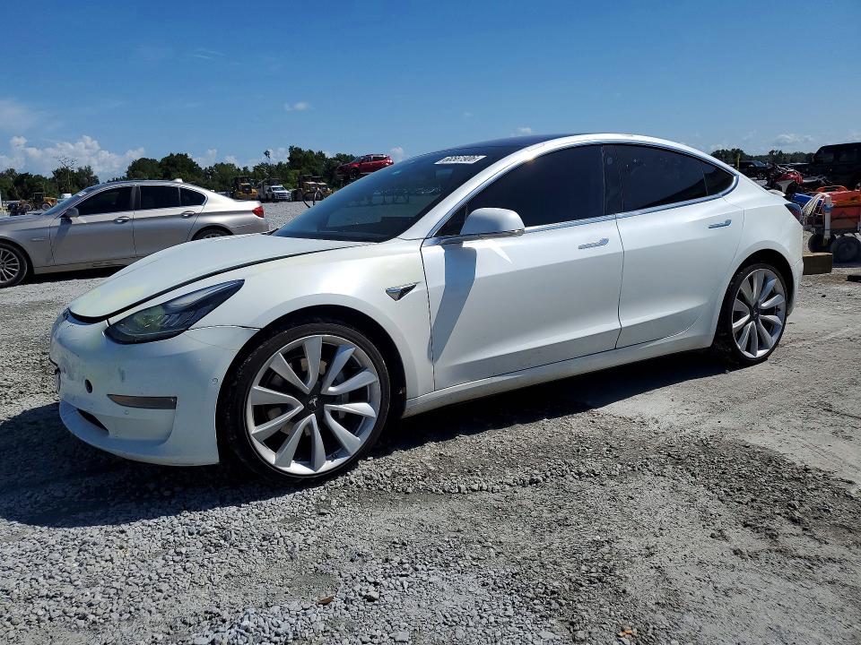 2020 Tesla Model 3 VIN 5YJ3E1EB4LF618250 — COPART salvage auction photo