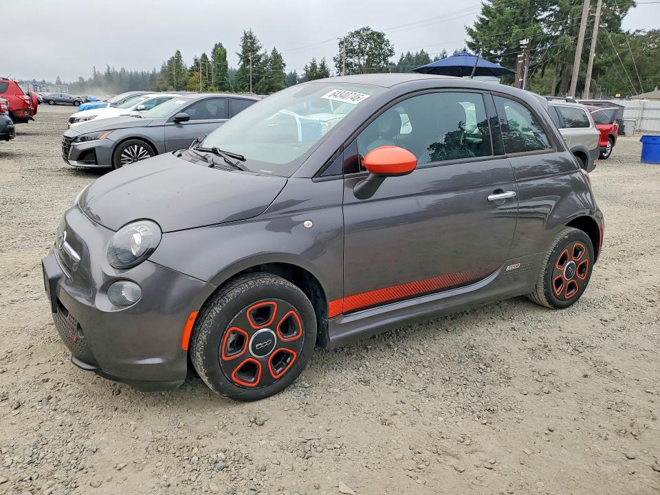 2015 Fiat 500 VIN 3C3CFFGE8FT585717 COPART salvage auction — UNDERCARRIAGE, Wa - Bill Of Sale, sold $1,550 on 2026-08-18 (photo 1)