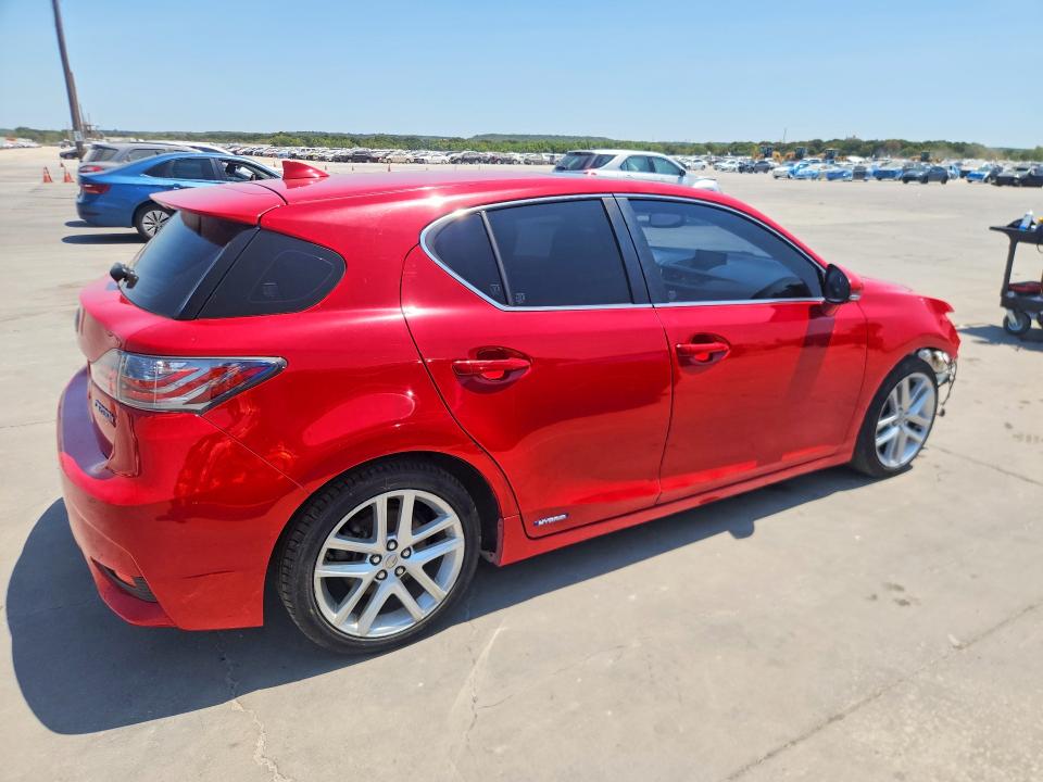 2017 Lexus Ct 200h VIN JTHKD5BH7H2291396 COPART salvage auction — FRONT END, TX - SALVAGE VEHICLE TITLE, sold $7,800 on 2026-08-31 (photo 3)
