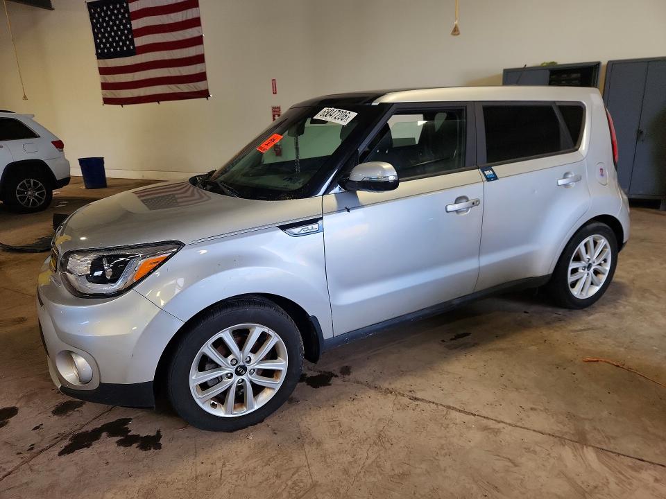 2019 Kia Soul VIN KNDJP3A58K7022270 COPART salvage auction — WATER/FLOOD, Salvage Title, sold $1,700 on 2026-09-09 (photo 1)