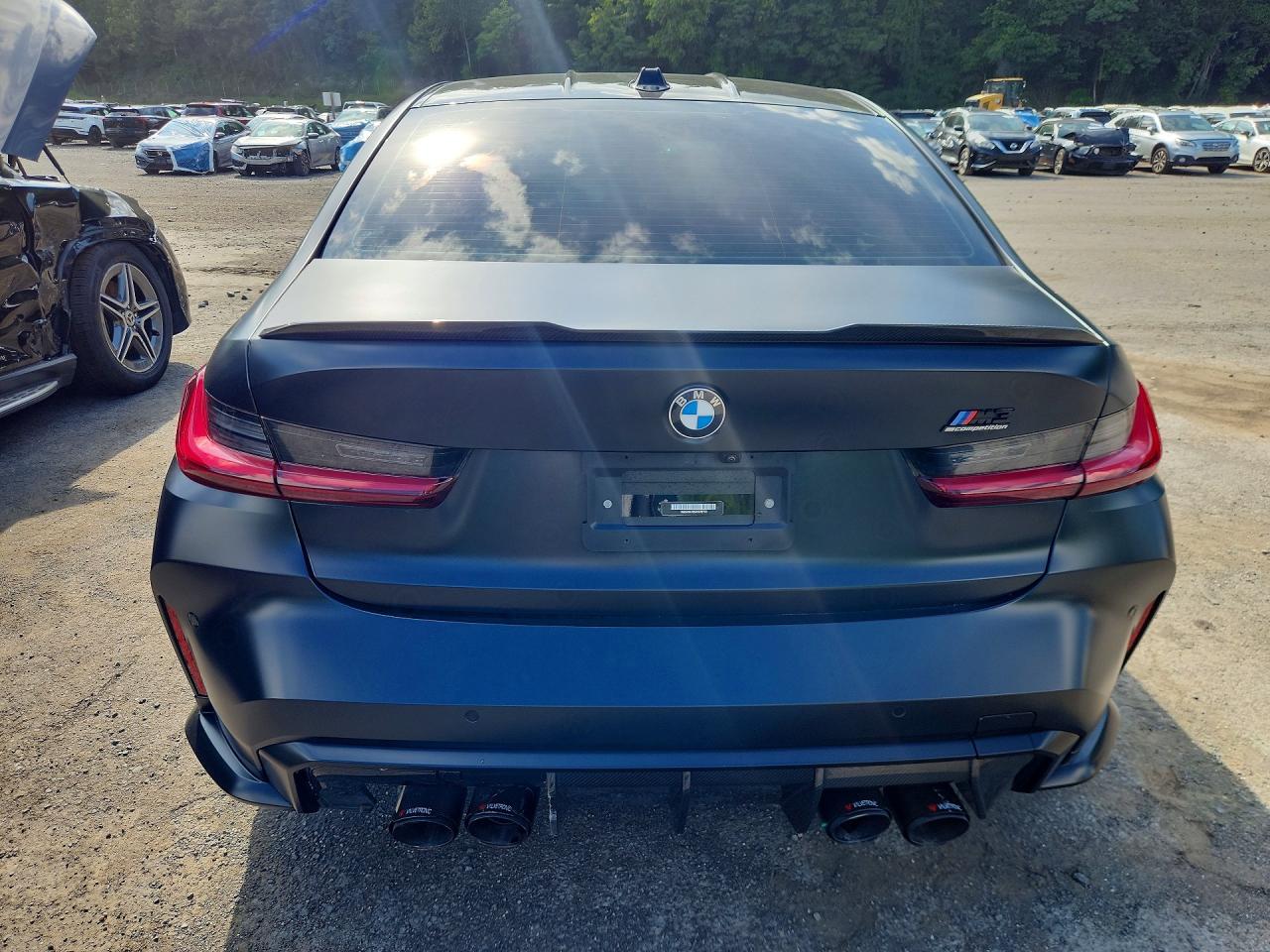2023 BMW M3 VIN WBS43AY05PFP72772 COPART salvage auction — Front End, NJ - CERT OF TITLE-SALVAGE, sold $31,250 on 2026-08-27 (photo 6)