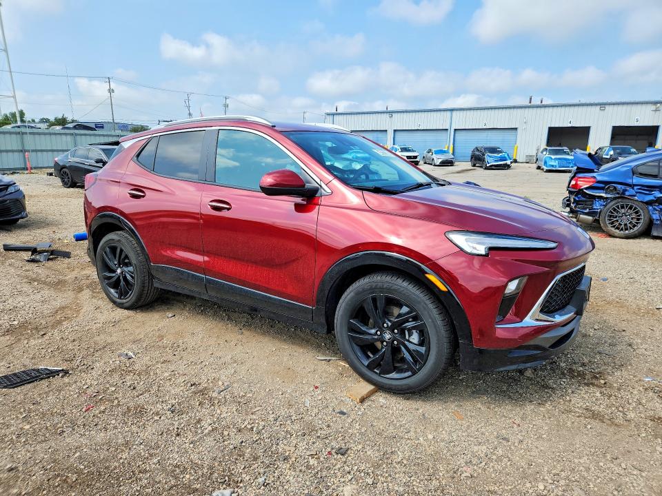 2024 Buick Encore gx VIN KL4AMDSL1RB201649 COPART salvage auction — WATER/FLOOD, TX - SALVAGE TITLE-FLOOD DAMAGE (P), sold $10,400 on 2026-08-19 (photo 4)