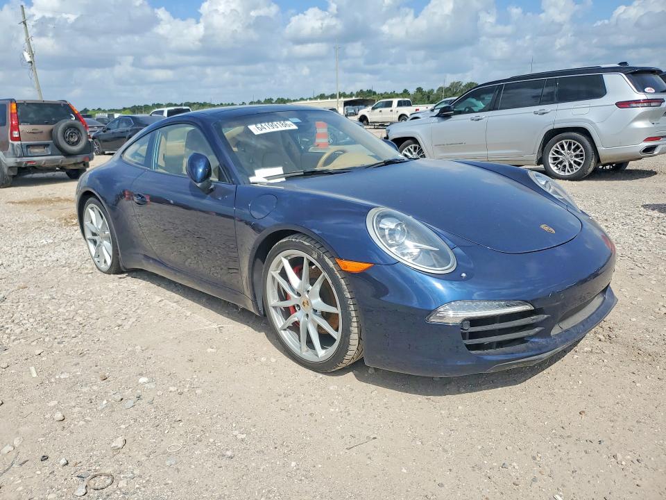 2013 Porsche 911 VIN WP0AB2A96DS121505 COPART salvage auction — WATER/FLOOD, Tx - Salvage Title-Flood Damage, sold $40,500 on 2026-09-17 (photo 4)