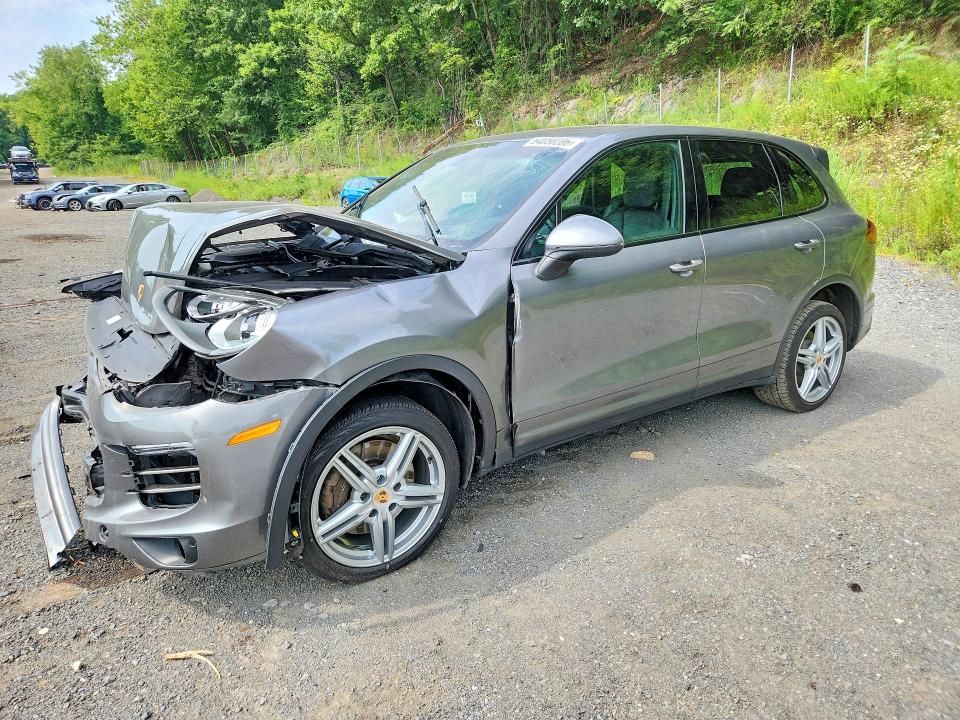 2017 Porsche Cayenne VIN WP1AA2A20HKA90181 COPART salvage auction — FRONT END, Ny - Mv-907A Salvage Certificate, sold $1,900 on 2026-08-27 (photo 1)