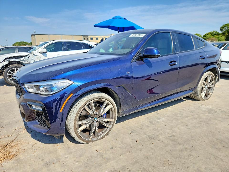 2021 BMW X6 VIN 5UXCY8C03M9D78381 — COPART salvage auction photo