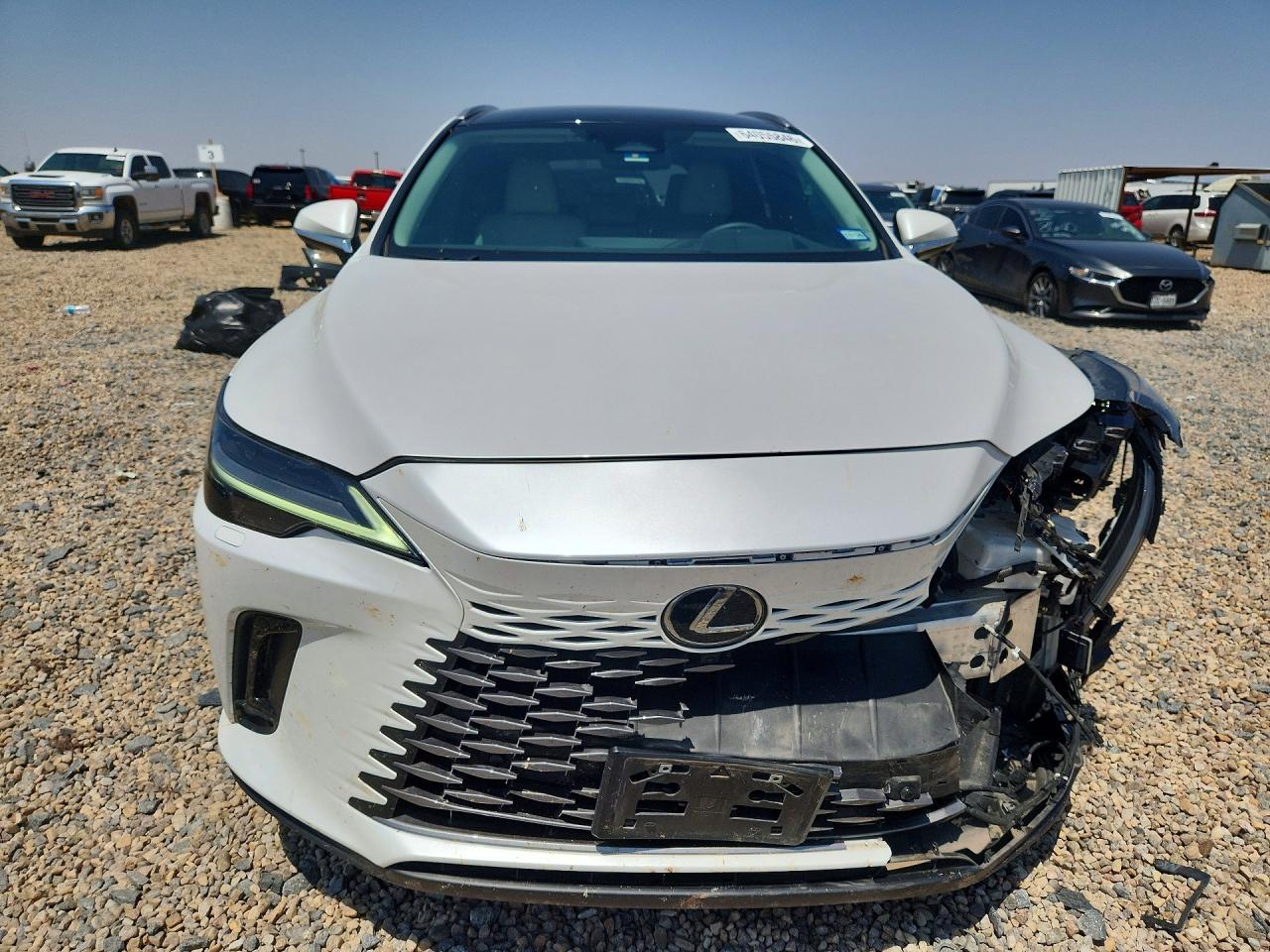 2025 Lexus Rx VIN 2T2BAMBA7SC052653 COPART salvage auction — Front End, TX - SALVAGE VEHICLE TITLE, sold $28,500 on 2026-09-01 (photo 5)