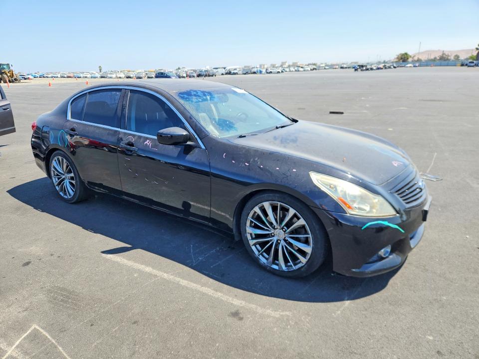 2010 Infiniti G37 VIN JN1CV6AR7AM451843 COPART salvage auction — VANDALISM, CA - SALVAGE CERTIFICATE, sold $2,650 on 2026-08-26 (photo 4)