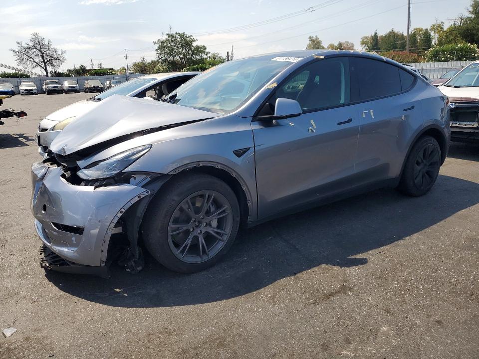 2025 Tesla Model y VIN 7SAYGDEE0SF308075 — COPART salvage auction photo