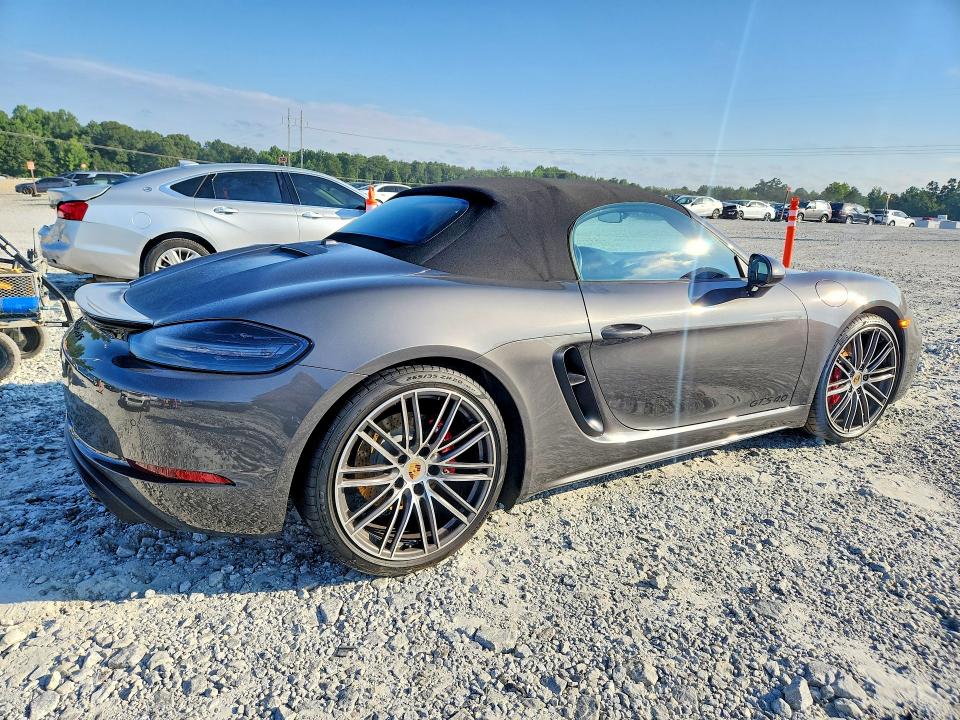 2022 Porsche Boxster VIN WP0CD2A89NS228740 COPART salvage auction — SIDE, Ga - Cert Of Title-Salvage, sold $36,750 on 2026-10-01 (photo 3)