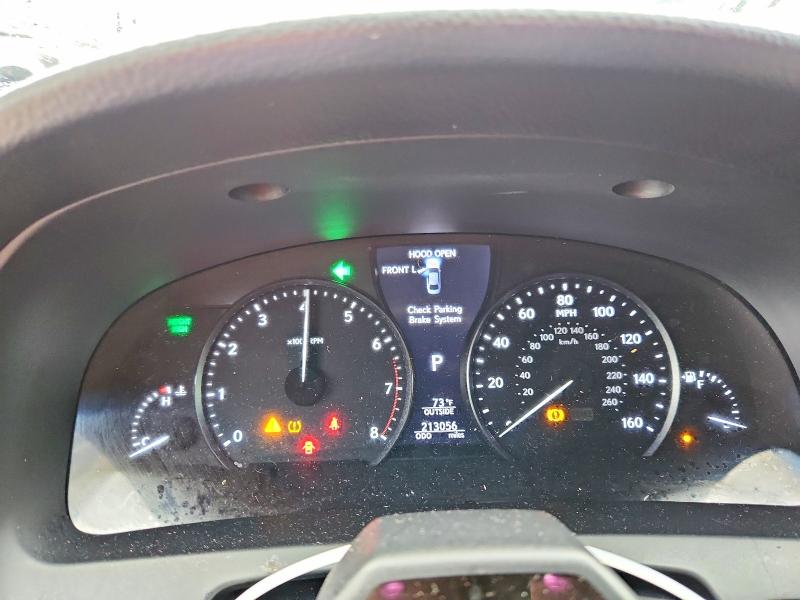 2014 Lexus Ls VIN JTHGL1EF3E5053065 COPART salvage auction — FRONT END, Ga - Certificate Of Title (P), sold $7,300 on 2026-09-15 (photo 9)