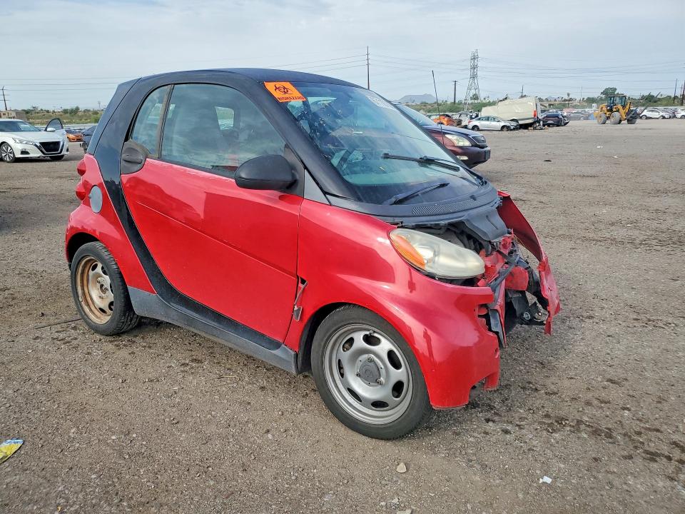 2009 Smart Fortwo VIN WMEEJ31X99K324468 COPART salvage auction — FRONT END, AZ - CERT OF TITLE - SALVAGE, sold $225 on 2026-09-11 (photo 4)