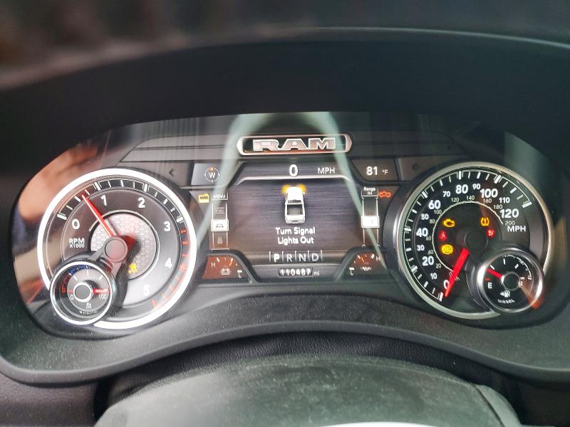 2021 Ram 2500 VIN 3C6UR5NL4MG658579 COPART salvage auction — FRONT END, Tx - Salvage Vehicle Title (P), sold $12,000 on 2026-08-24 (photo 9)