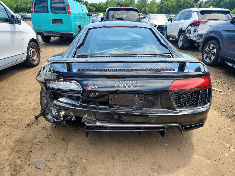 2018 Audi R8 VIN WUAKBAFX8J7901285 COPART salvage auction — REAR END, Ct - Cert Of Title-Salvage, sold $94,000 on 2026-08-13 (photo 6)
