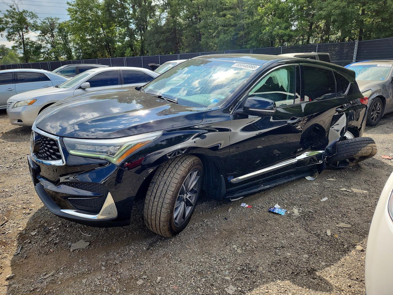 2019 Acura RDX VIN 5J8TC2H56KL009756 — COPART salvage auction photo