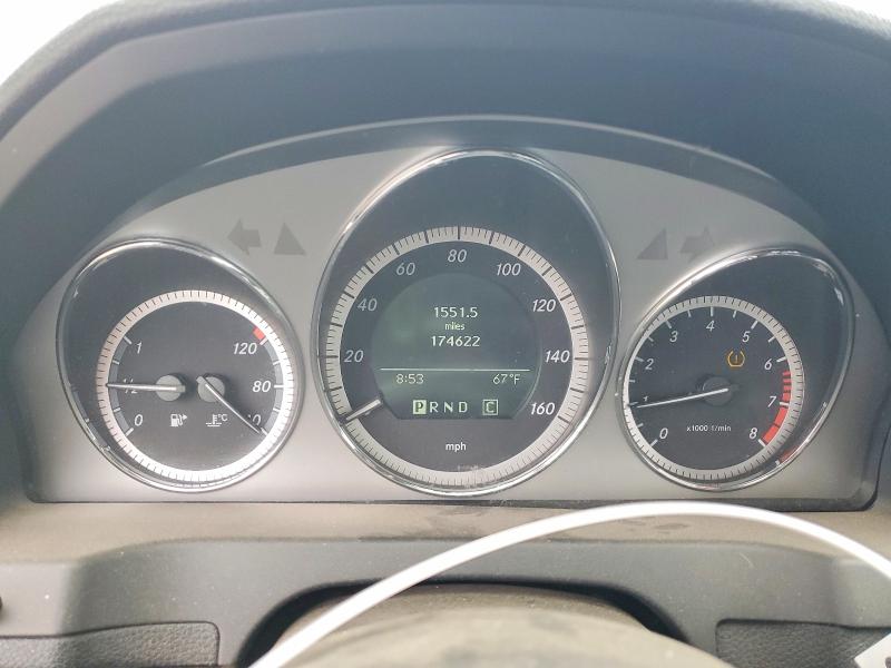 2010 Mercedes-benz C class VIN WDDGF5EBXAR121058 COPART salvage auction — REAR END, CA - SALVAGE CERTIFICATE, sold $725 on 2026-08-20 (photo 9)