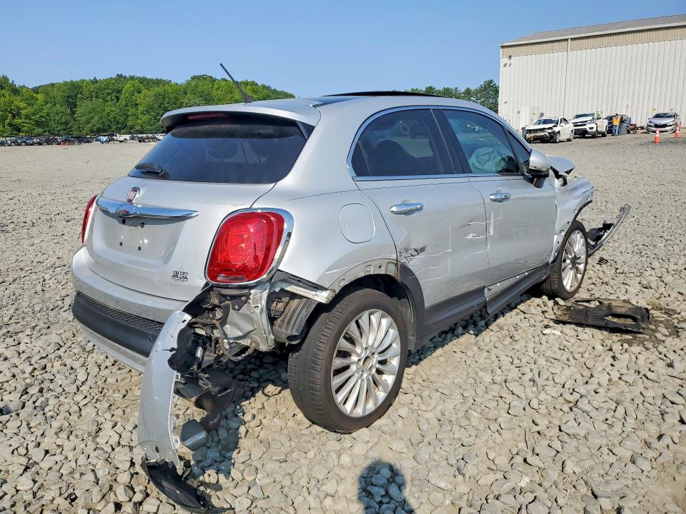 2016 Fiat 500x VIN ZFBCFXDT8GP389192 COPART salvage auction — ALL OVER, NJ - CERT OF TITLE-SALVAGE, sold $200 on 2026-09-09 (photo 3)