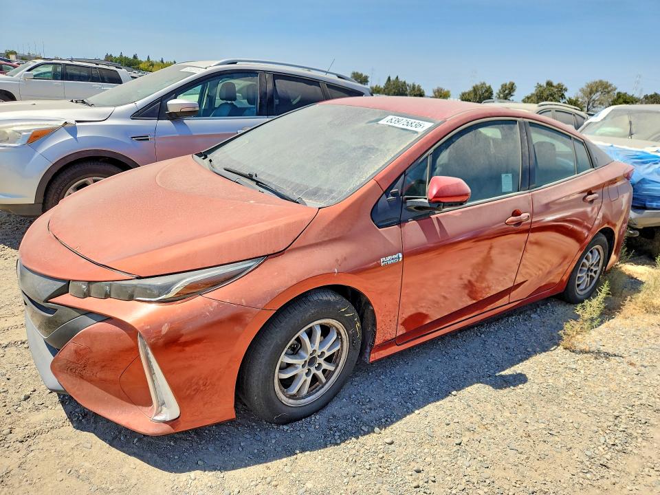 2017 Toyota Prius prime VIN JTDKARFP7H3064223 — COPART salvage auction photo