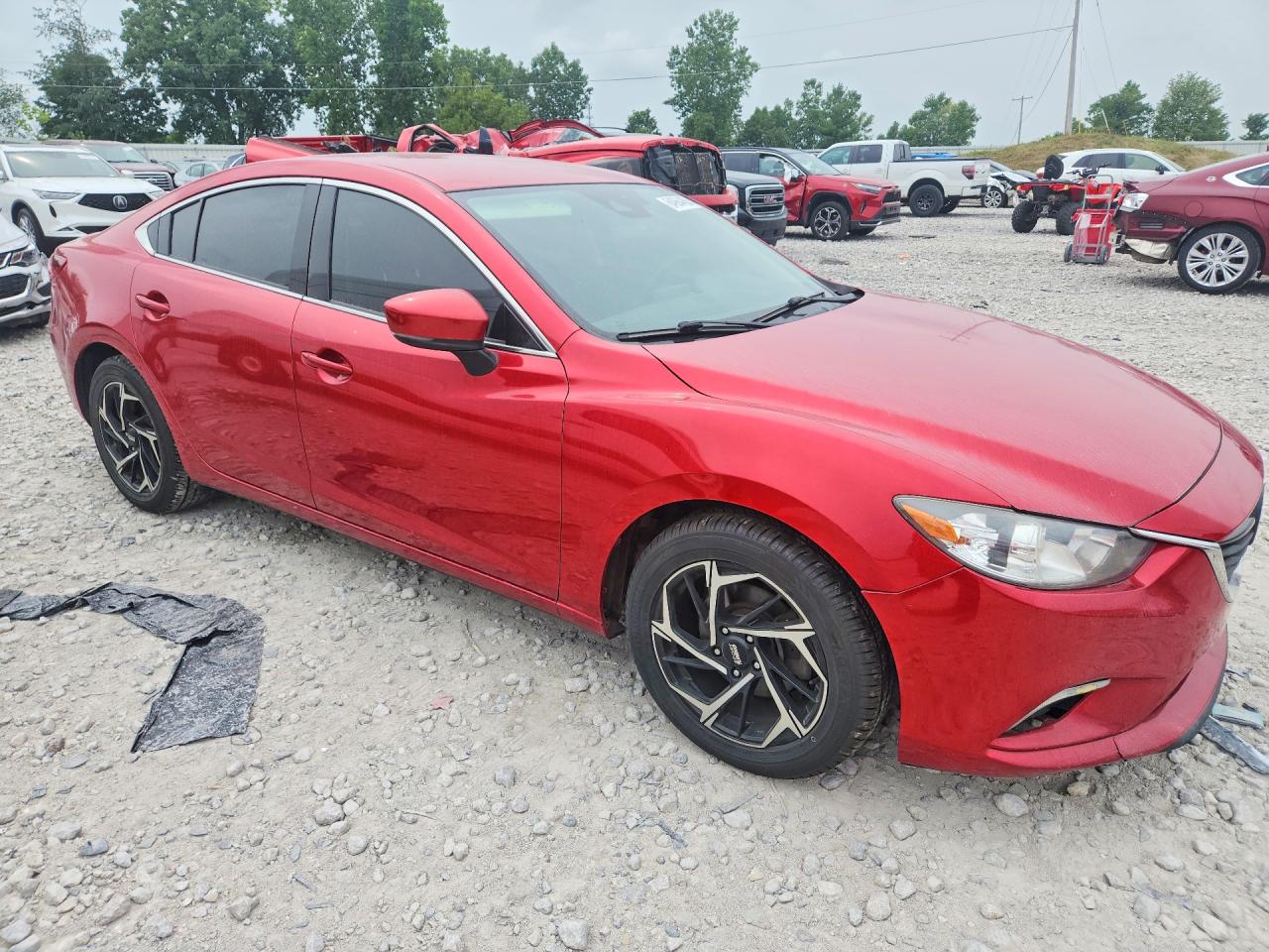 2017 Mazda 6 VIN JM1GL1V50H1131631 COPART salvage auction — Normal Wear, MI - DEALER ONLY CLEAN TITLE, sold $3,315 on 2026-08-17 (photo 4)