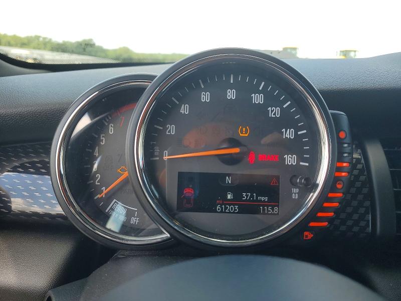 2014 Mini Cooper VIN WMWXM7C55ET970609 COPART salvage auction — FRONT END, Nc - Salvage Certificate Of Title, sold $1,700 on 2026-08-26 (photo 9)