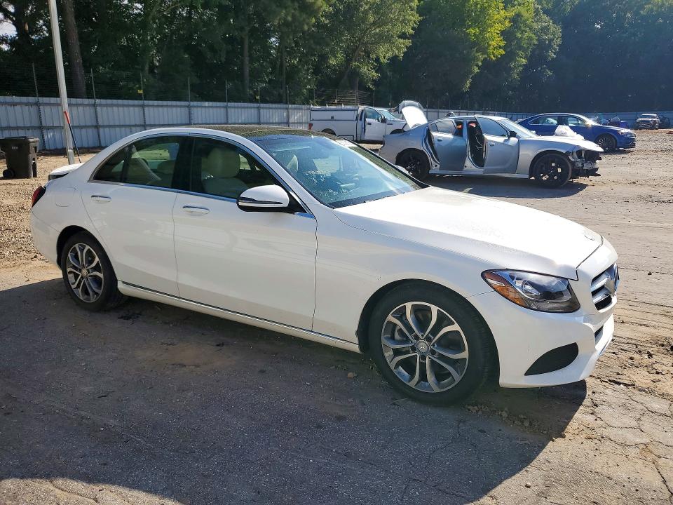 2018 Mercedes-benz C-klasse VIN WDDWF4JB0JR359917 COPART salvage auction — REAR END, Ga - Cert Of Title-Salvage, sold $8,100 on 2026-08-21 (photo 4)