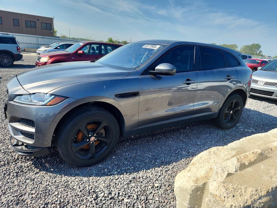 2018 Jaguar F-pace VIN SADCJ2FX1JA255329 COPART salvage auction — Burn Engine, IA - CERTIFICATE OF TITLE, sold $3,950 on 2026-09-14 (photo 1)