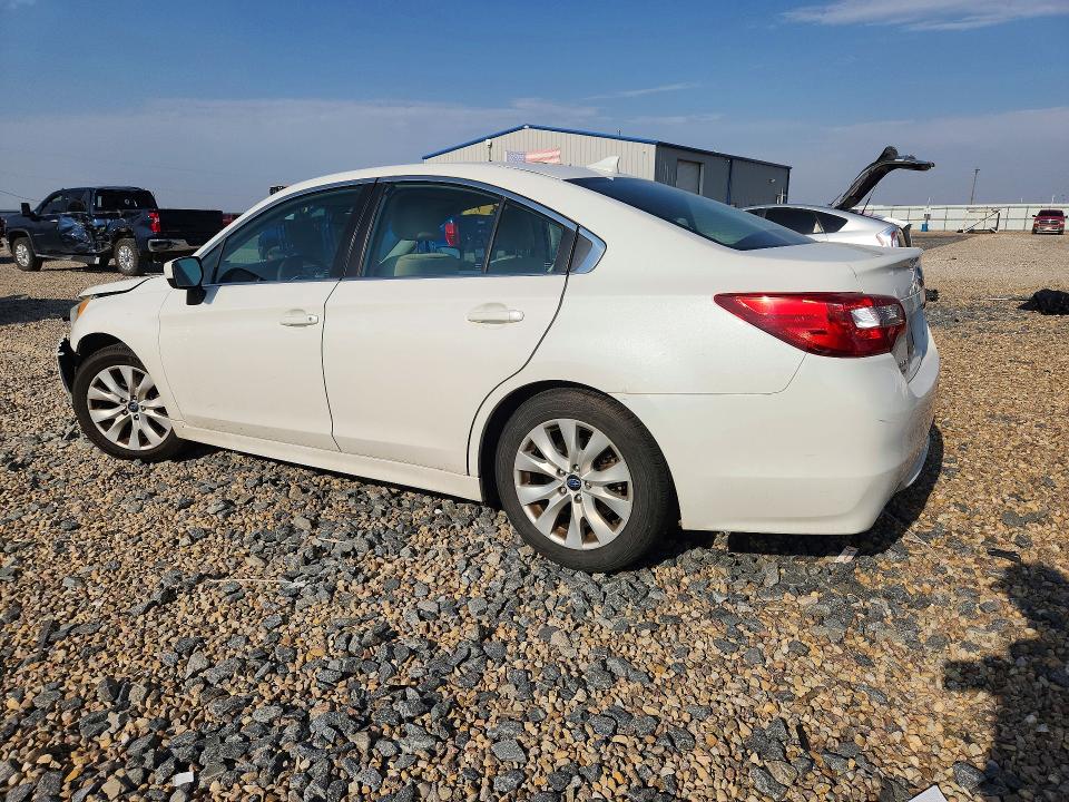 2016 Subaru Legacy VIN 4S3BNBC65G3018752 COPART salvage auction — FRONT END, Tx - Salvage Vehicle Title, sold $850 on 2026-09-22 (photo 2)