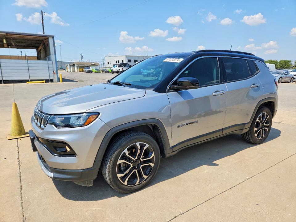 2022 Jeep Compass VIN 3C4NJDCB1NT210348 — COPART salvage auction photo
