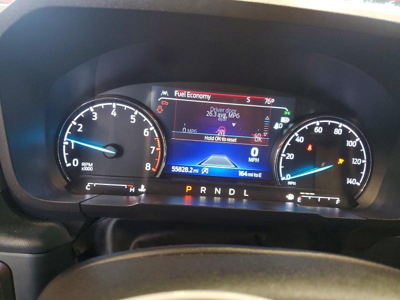 2022 Ford Maverick VIN 3FTTW8F91NRA05053 COPART salvage auction — HAIL, Salvage Title, sold $12,800 on 2026-09-01 (photo 9)