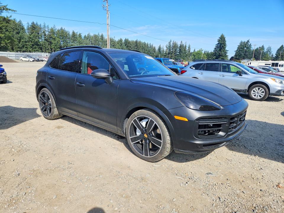 2021 Porsche Cayenne VIN WP1AF2AY4MDA36774 COPART salvage auction — FRONT END, ID - CERT OF TITLE -REBUILT SALVAGE, sold $30,250 on 2026-09-11 (photo 4)