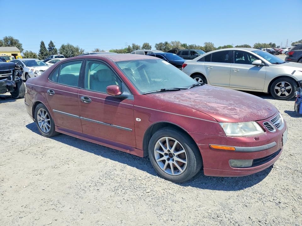 2004 Saab 9-3 VIN YS3FD49Y241041821 COPART salvage auction — FRONT END, CA - DIS/DLR/EXP ONLY CLEAN TITLE, sold $100 on 2026-08-18 (photo 4)