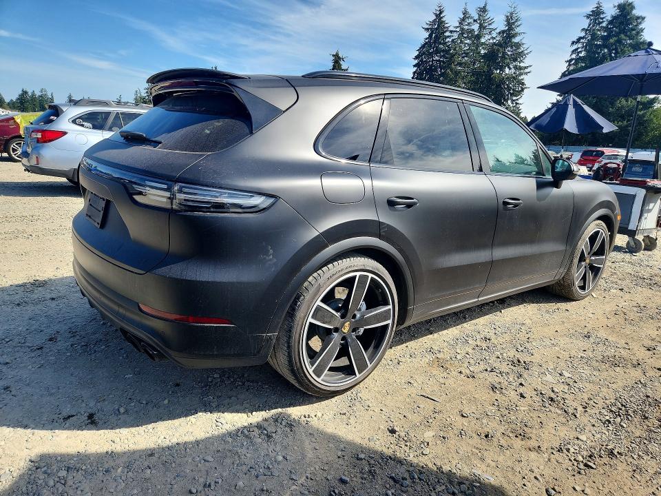 2021 Porsche Cayenne VIN WP1AF2AY4MDA36774 COPART salvage auction — FRONT END, ID - CERT OF TITLE -REBUILT SALVAGE, sold $30,250 on 2026-09-11 (photo 3)