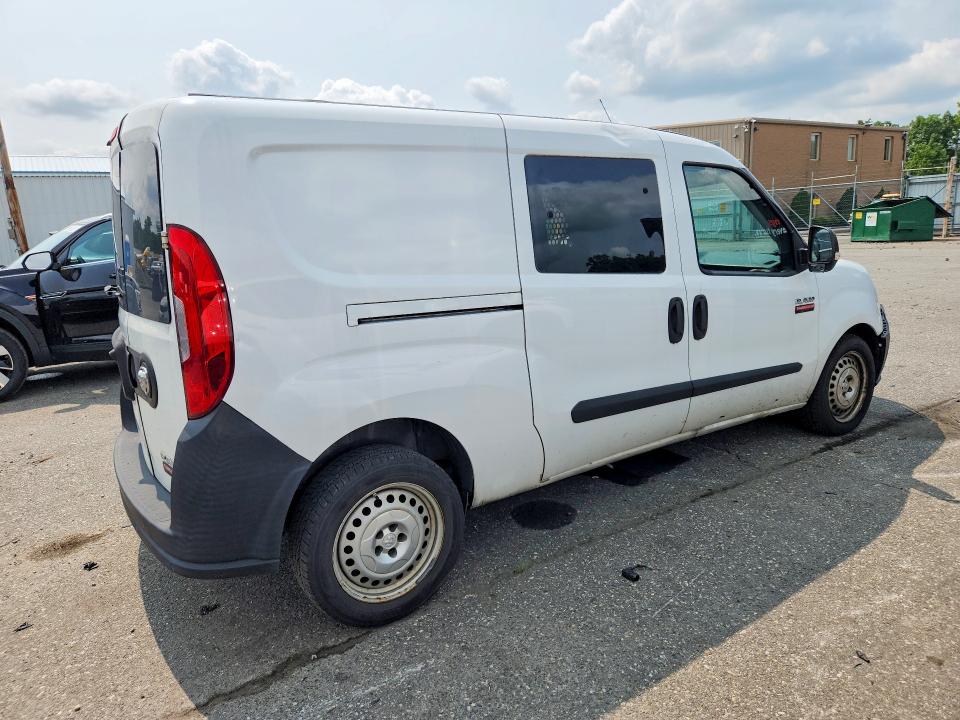 2017 Ram Promaster city VIN ZFBERFAB1H6E30438 COPART salvage auction — FRONT END, AZ - CERT OF TITLE - SALVAGE, sold $1,100 on 2026-08-29 (photo 3)