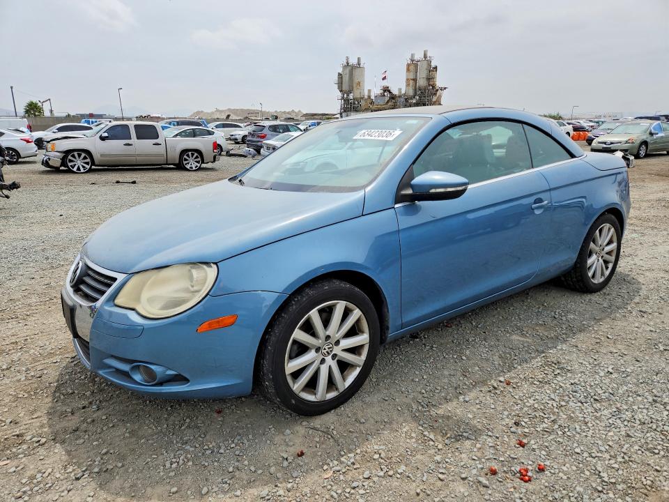 2009 Volkswagen Eos VIN WVWBA71FX9V012321 COPART salvage auction — SIDE, Ca - Dis/Dlr/Exp Only Clean Title, sold $225 on 2026-08-14 (photo 1)
