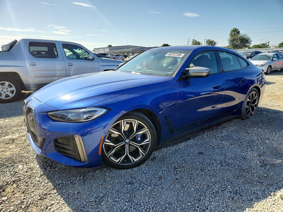 2023 BMW I4 VIN WBY33AW04PFP23454 — COPART salvage auction photo