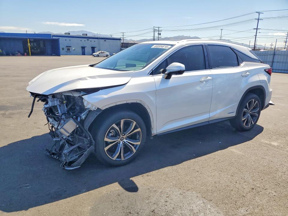 2022 Lexus Rx VIN 2T2HGMDA1NC091765 COPART salvage auction — FRONT END, Ca - Salvage Certificate, sold $15,900 on 2026-09-16 (photo 1)
