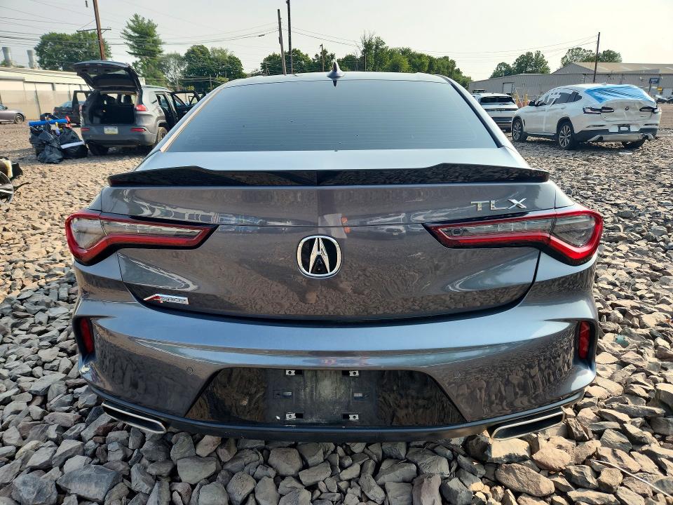 2022 Acura Tlx VIN 19UUB5F58NA005588 COPART salvage auction — MECHANICAL, Pa - Certificate Of Salvage, sold $14,200 on 2026-08-31 (photo 6)