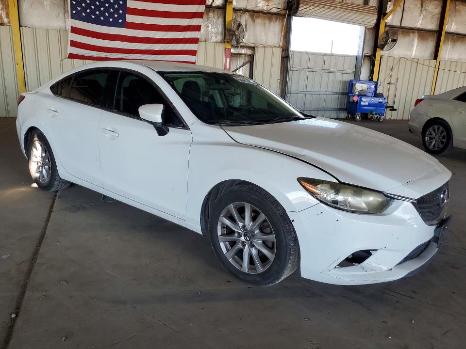 2016 Mazda 6 VIN JM1GJ1U58G1467601 COPART salvage auction — FRONT END, AZ - CERTIFICATE OF TITLE, sold $525 on 2026-08-26 (photo 4)